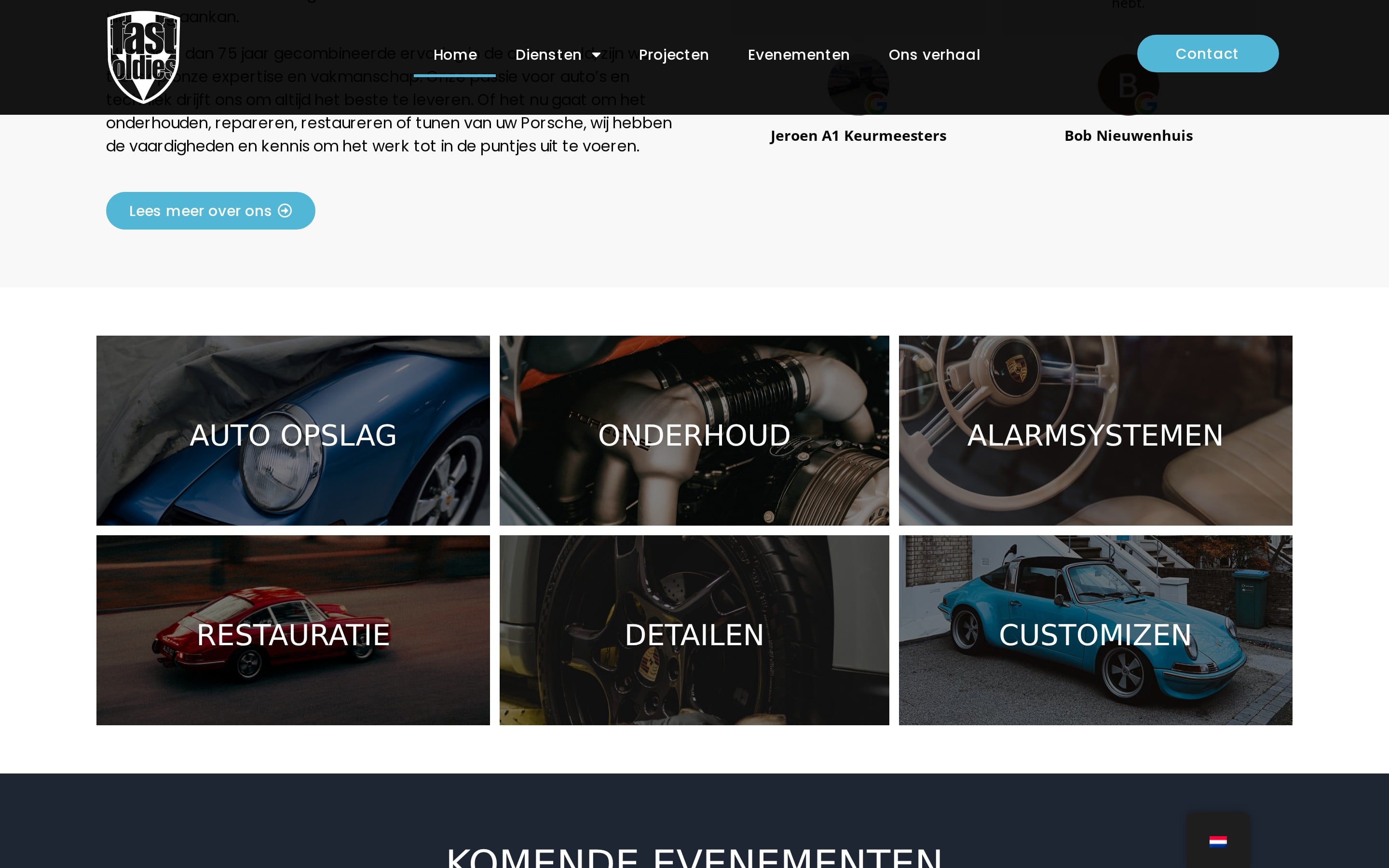 Projecten van Fast Oldies